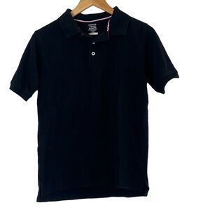 French Toast | Black shirt sleeve cotton polo uniform shirt size 14/16 XL